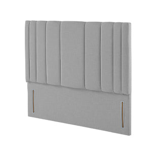 Harrisons Boston deep upholstered fabric headboard grey