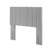 Harrisons Boston easy access fabric headboard upholstered headboard
grey