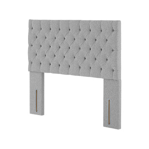 Harrisons Budapest easy access fabric headboard upholstered headboard
grey