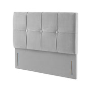 Harrisons Charleston deep upholstered fabric headboard grey