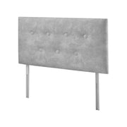 Harrisons Denver strut upholstered fabric headboard grey