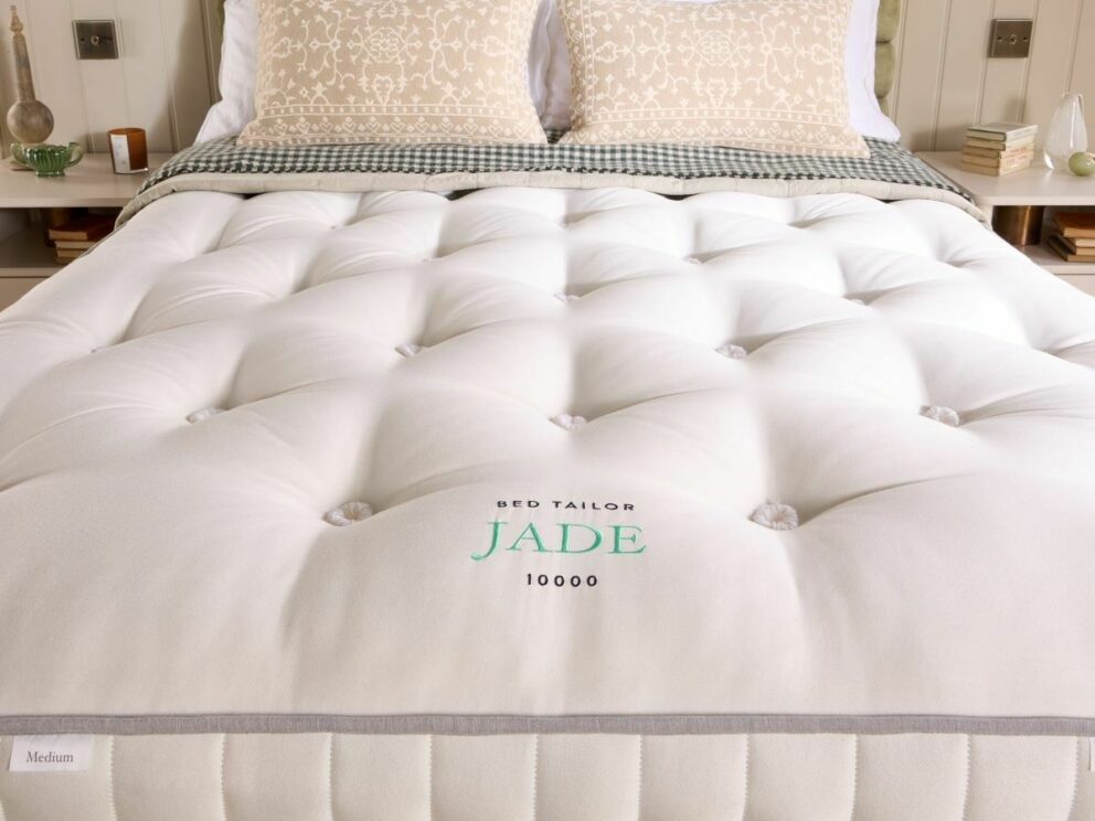 Harrisons Jade pocket sprung mattress featuring 10000 springs, supportive design and long-lasting comfort close up