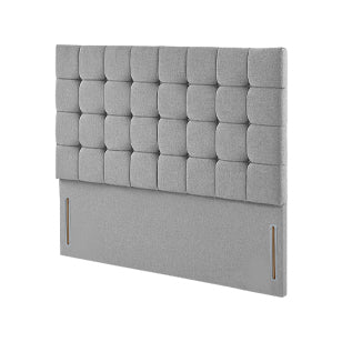 Harrisons New York deep fabric headboard for statement bed design
grey