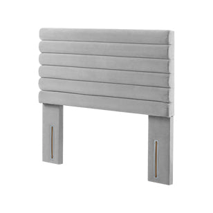 Harrisons Prague easy access fabric headboard upholstered headboard grey