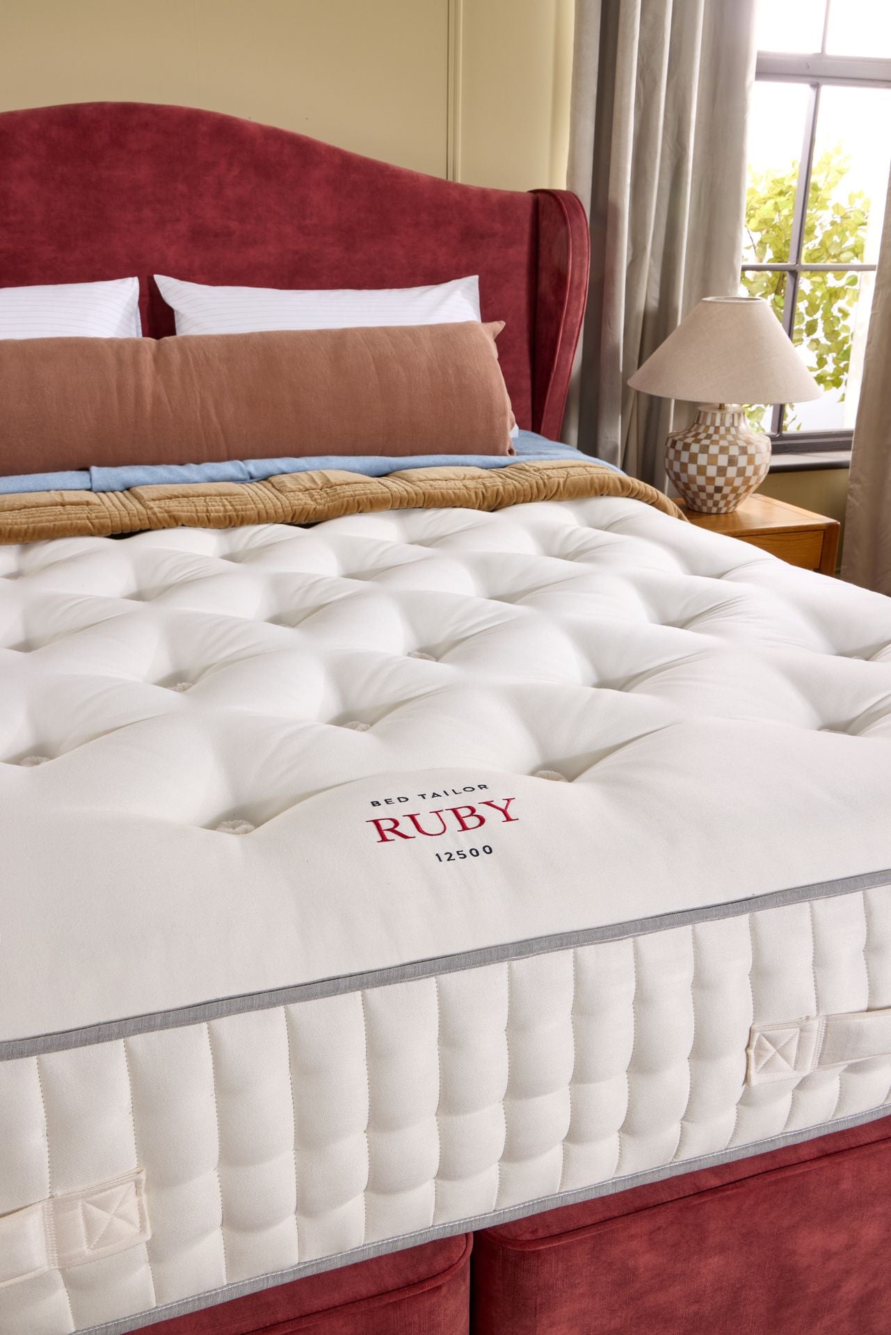 Harrisons Ruby mattress with 12500 pocket springs, supportive construction and premium sleep comfort