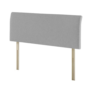 Harrisons Sonnet strut fabric headboard for divan beds grey