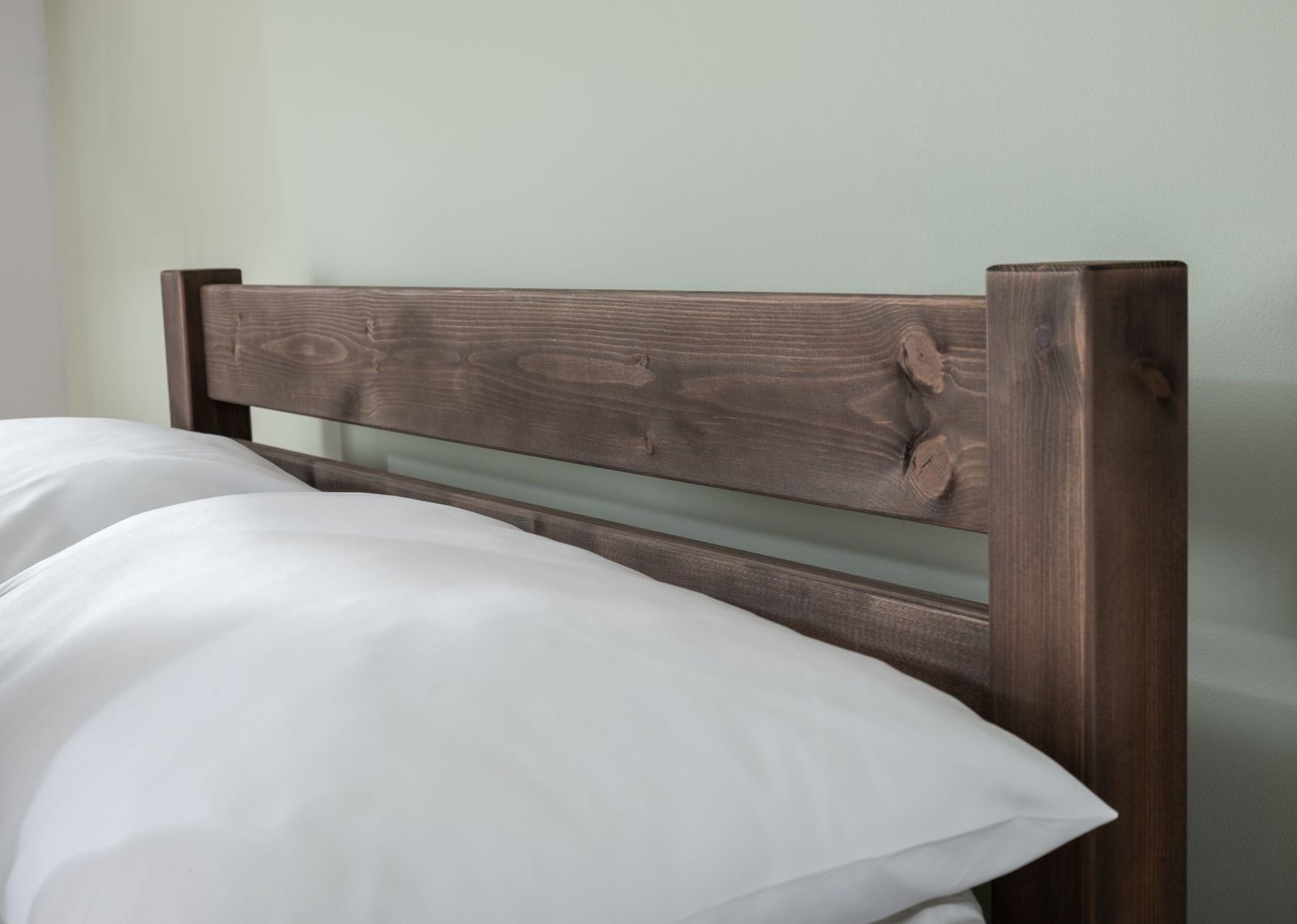 TimberRest Epping modern solid wood bed frame close up