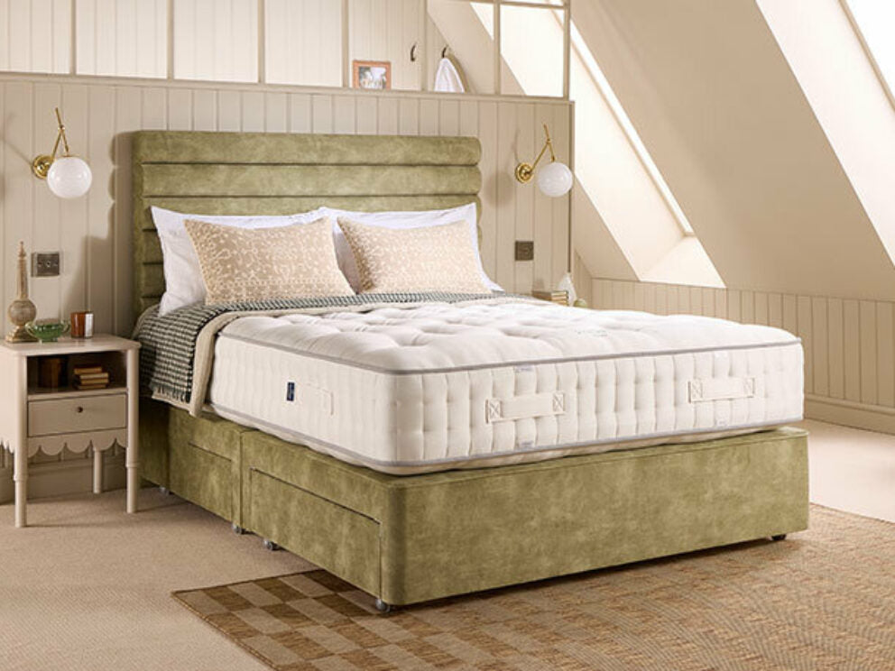 Harrisons Jade pocket sprung mattress featuring 10000 springs, supportive design and long-lasting comfort