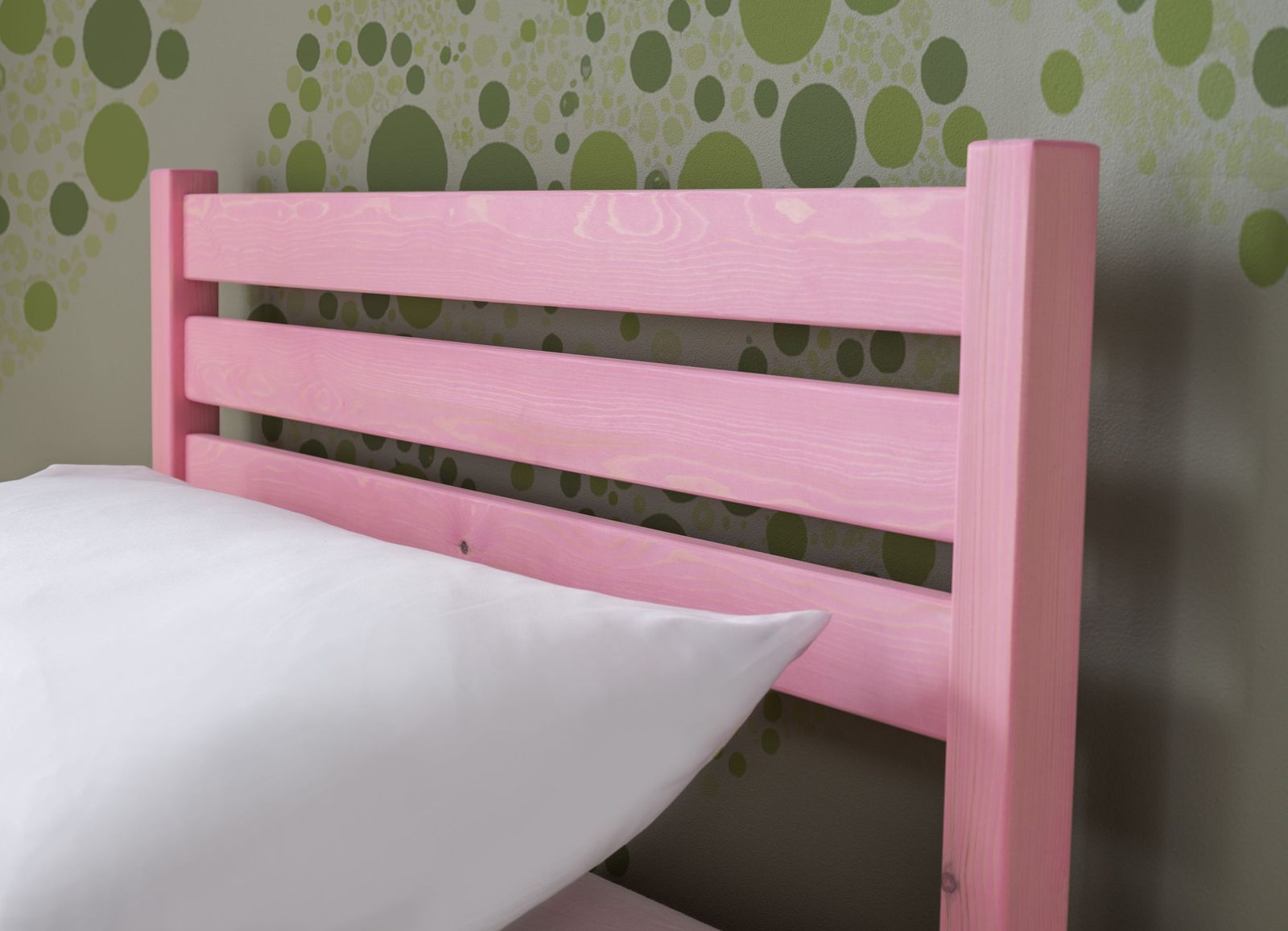TimberRest Mirkwood solid wood bed frame with detailed headboard