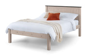 TimberRest Tollymore LFE solid wood bed frame with high headboard and low foot end