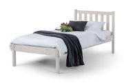 TimberRest Mirkwood childrens solid wood bed frame with detailed headboard 
